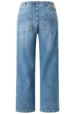 ANGELS Culotte-Jeans Linn Smart bleached blue used Relaxed Fit