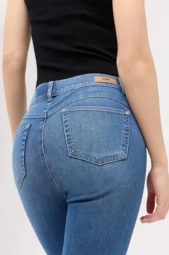 ANGELS SKINNY PUSH UP Jeans mid blue used Slim Fit