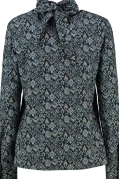 ANNA Bluse blau
