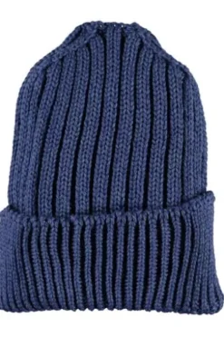 ARAN Mütze anthrazit Merinowolle Supersoft