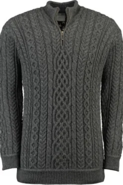 ARAN Troyer anthrazit Merinowolle Supersoft