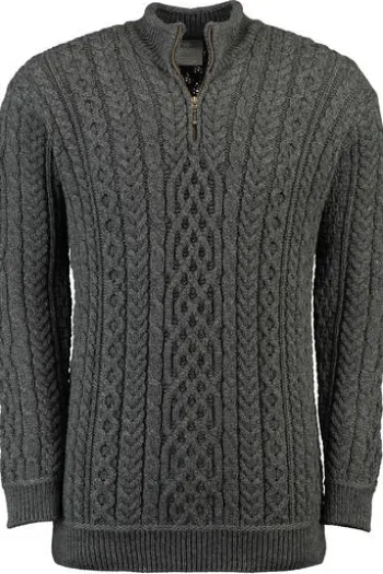 ARAN Troyer anthrazit Merinowolle Supersoft