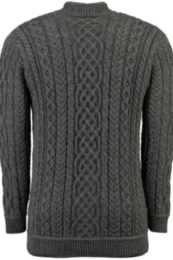 ARAN Troyer anthrazit Merinowolle Supersoft