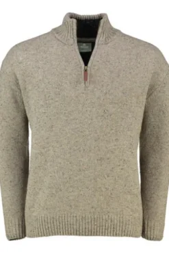 ARAN Troyer beige Merinowolle
