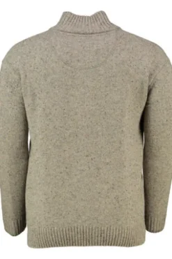 ARAN Troyer beige Merinowolle
