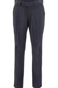 AUBI Schurwoll-Stretch-Cord-Hose blau