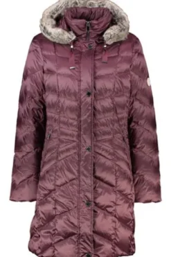 BARBARA LEBEK Daunen-Steppjacke burgund