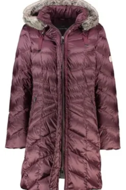 BARBARA LEBEK Daunen-Steppjacke burgund