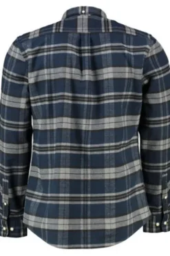 BARBOUR Hemd Betsom grey marl kariert Langarm