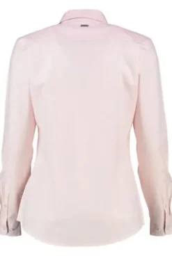 BARBOUR Oxford-Bluse Derwent rosa Langarm