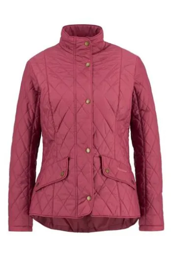 BARBOUR Steppjacke Flyweight Cavalry wildberry