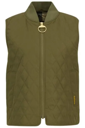 BARBOUR Steppweste Roeburn Gilet oliv