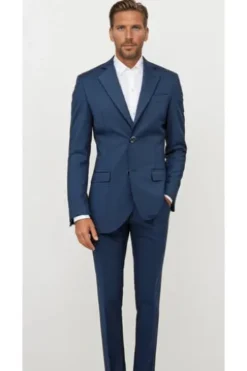 BENVENUTO Anzughose marine Modern Fit