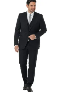 BENVENUTO Baukasten Sakko schwarz Modern Fit