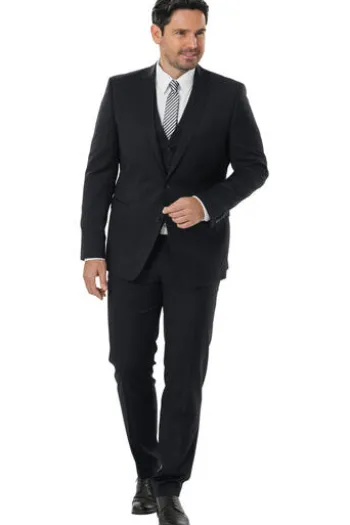 BENVENUTO Baukasten Sakko schwarz Modern Fit