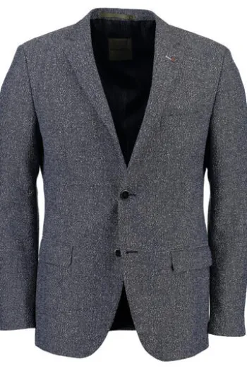 BENVENUTO Leinen Sakko blau