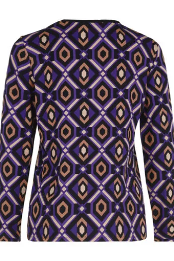 BETTY BARCLAY Basic Shirt purple/black