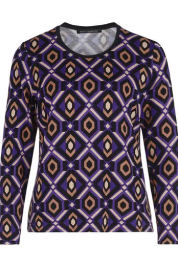 BETTY BARCLAY Basic Shirt purple/black