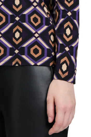 BETTY BARCLAY Basic Shirt purple/black
