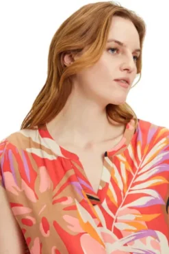 BETTY BARCLAY Casual-Shirt red/beige
