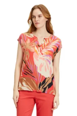 BETTY BARCLAY Casual-Shirt red/beige