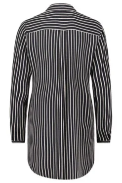 BETTY BARCLAY Hemdbluse schwarz/beige