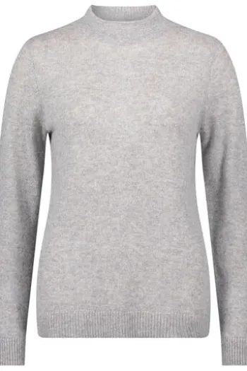 BETTY BARCLAY Kaschmir-Pullover light silver melange