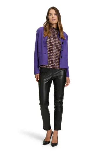 BETTY BARCLAY Kunstleder-Leggings schwarz