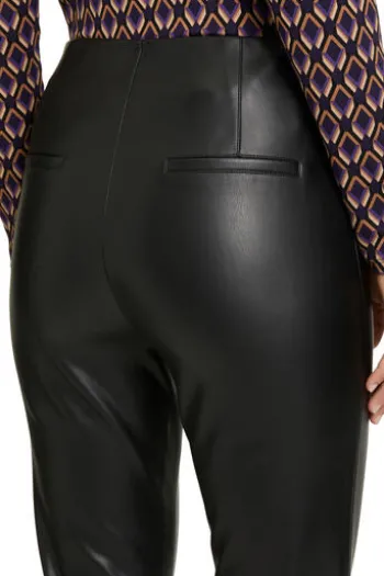 BETTY BARCLAY Kunstleder-Leggings schwarz