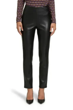 BETTY BARCLAY Kunstleder-Leggings schwarz