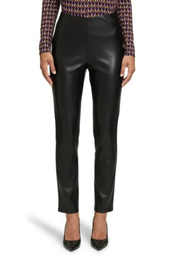 BETTY BARCLAY Kunstleder-Leggings schwarz