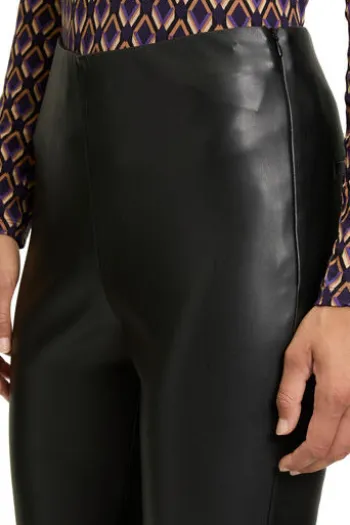BETTY BARCLAY Kunstleder-Leggings schwarz