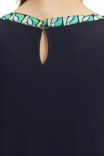 BETTY BARCLAY Printshirt dark blue/green