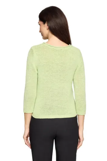 BETTY BARCLAY Pullover green 3/4-Arm