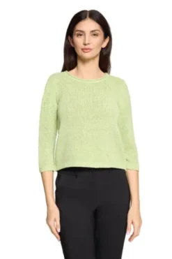 BETTY BARCLAY Pullover green 3/4-Arm