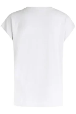 BETTY BARCLAY Shirt nature/rosé gemustert Kurzarm