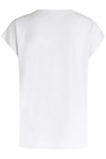 BETTY BARCLAY Shirt nature/rosé gemustert Kurzarm