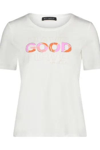 BETTY BARCLAY Shirt natur Kurzarm