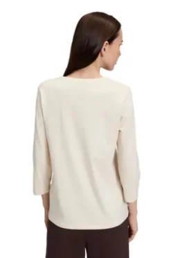 BETTY BARCLAY Shirt patch beige/b lack 3/4-Arm