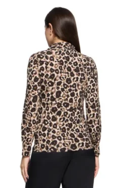 BETTY BARCLAY Shirt taupe/beige gemustert