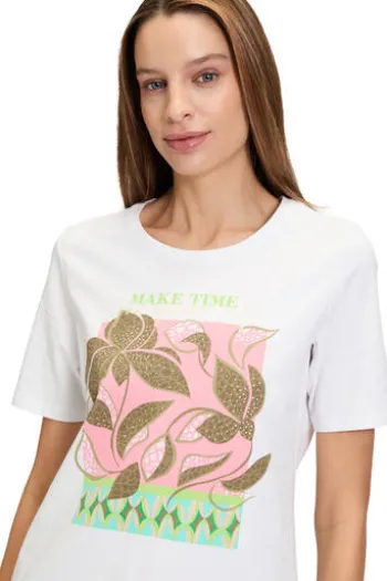 BETTY BARCLAY Shirt Weiß Kurzarm