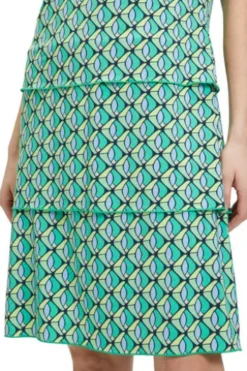 BETTY BARCLAY Stufenkleid green/blue