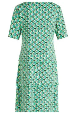 BETTY BARCLAY Stufenkleid green/blue
