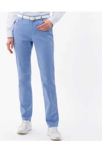 BRAX Baumwoll-Hose Carola hellblau Feminine Fit