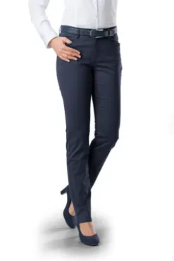 BRAX Baumwoll-Hose Carola marine Feminine Fit