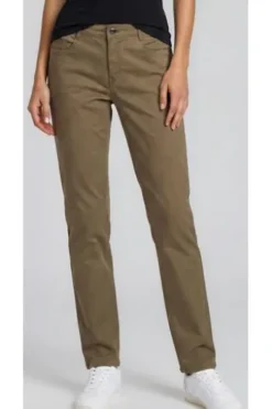 BRAX Baumwoll-Hose Carola mocha brown Feminine Fit in superior Cotton-Premium-Qualität