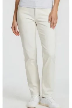 BRAX Baumwoll-Hose Carola white Feminine Fit in superior Cotton-Premium-Qualität