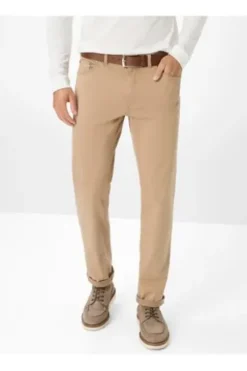 BRAX Baumwoll-Jeans Cooper Marathon camel Regular Fit