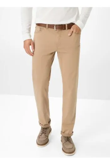 BRAX Baumwoll-Jeans Cooper Marathon camel Regular Fit