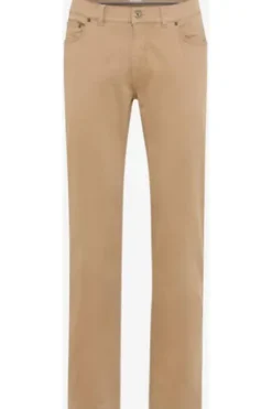 BRAX Baumwoll-Jeans Cooper Marathon camel Regular Fit